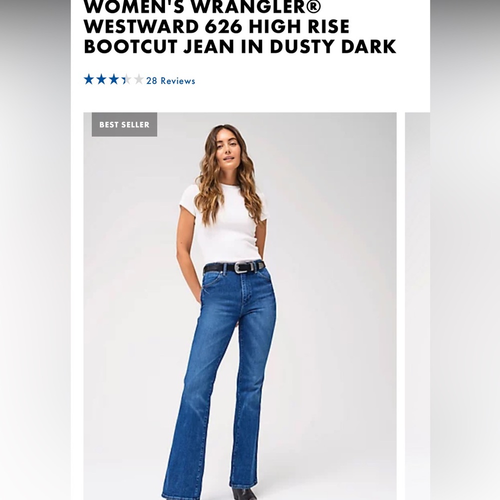 Wrangler westward high rise bootcut